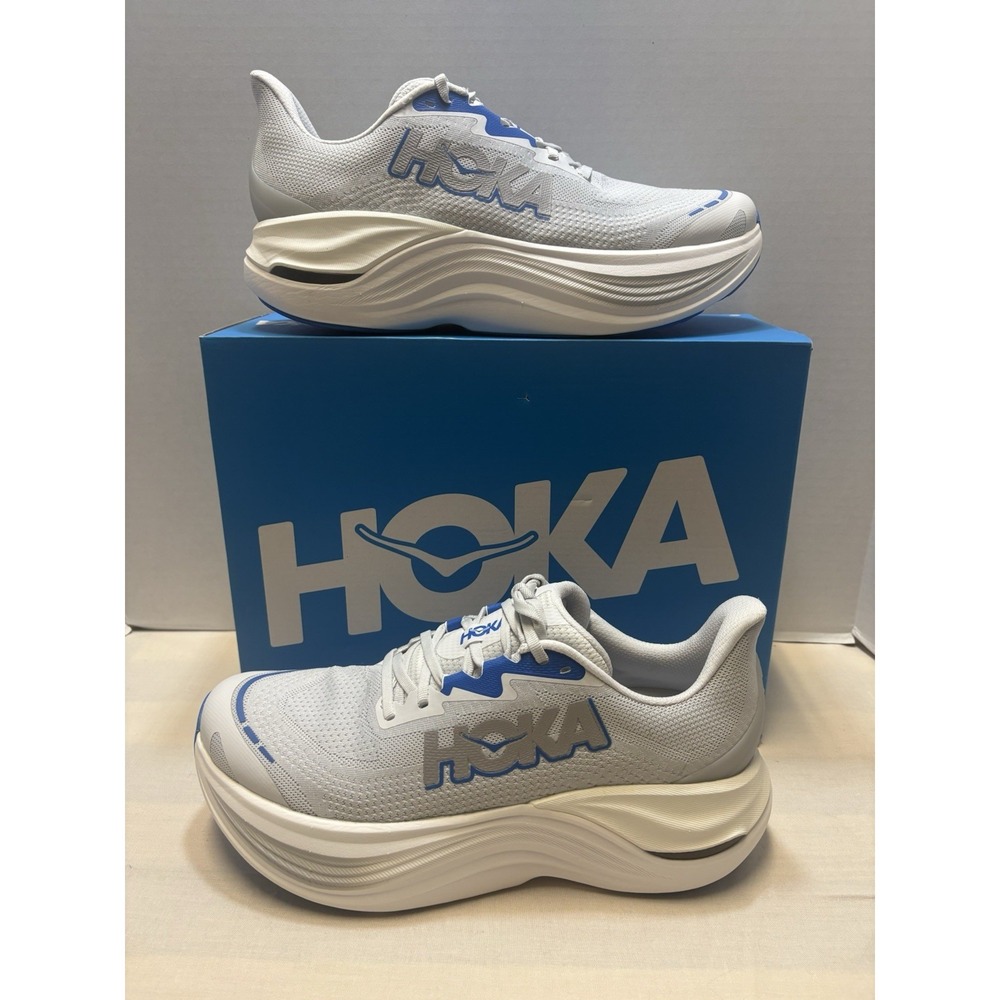 Hoka One Skyward X Cosmic Gray / Silver Mens Size 11 Running Shoes 1147911-CRYS